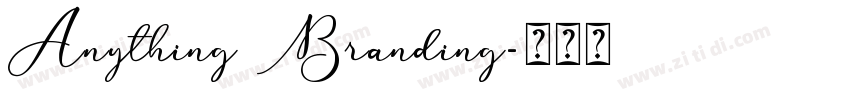 Anything Branding字体转换